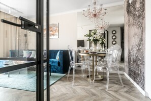 Appartement, 1 slaapkamer | Woonkamer | Flatscreentelevisie