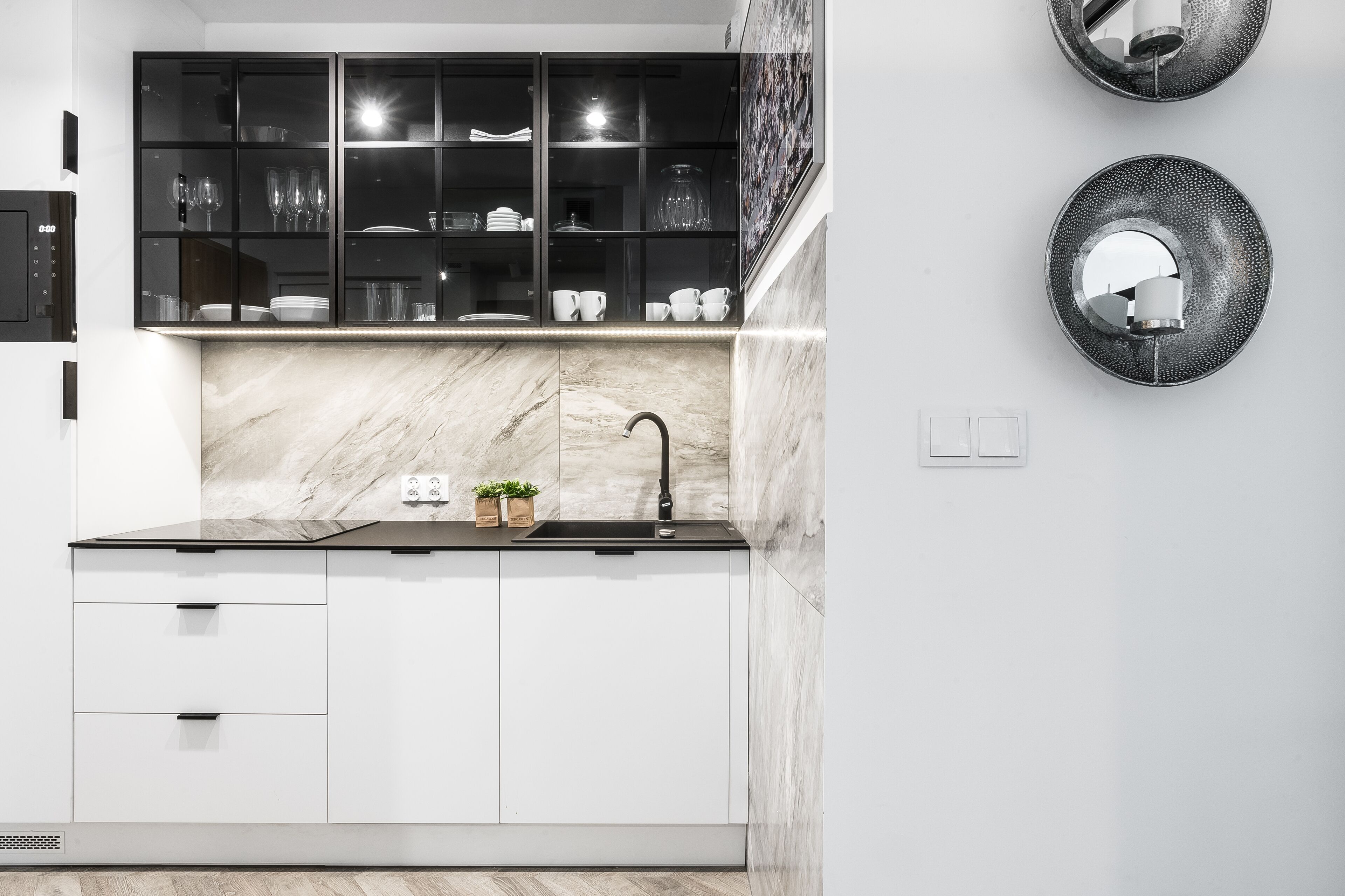 Apartment, 1 Bedroom | Private kitchen | Fridge, stovetop, dishwasher, electric kettle