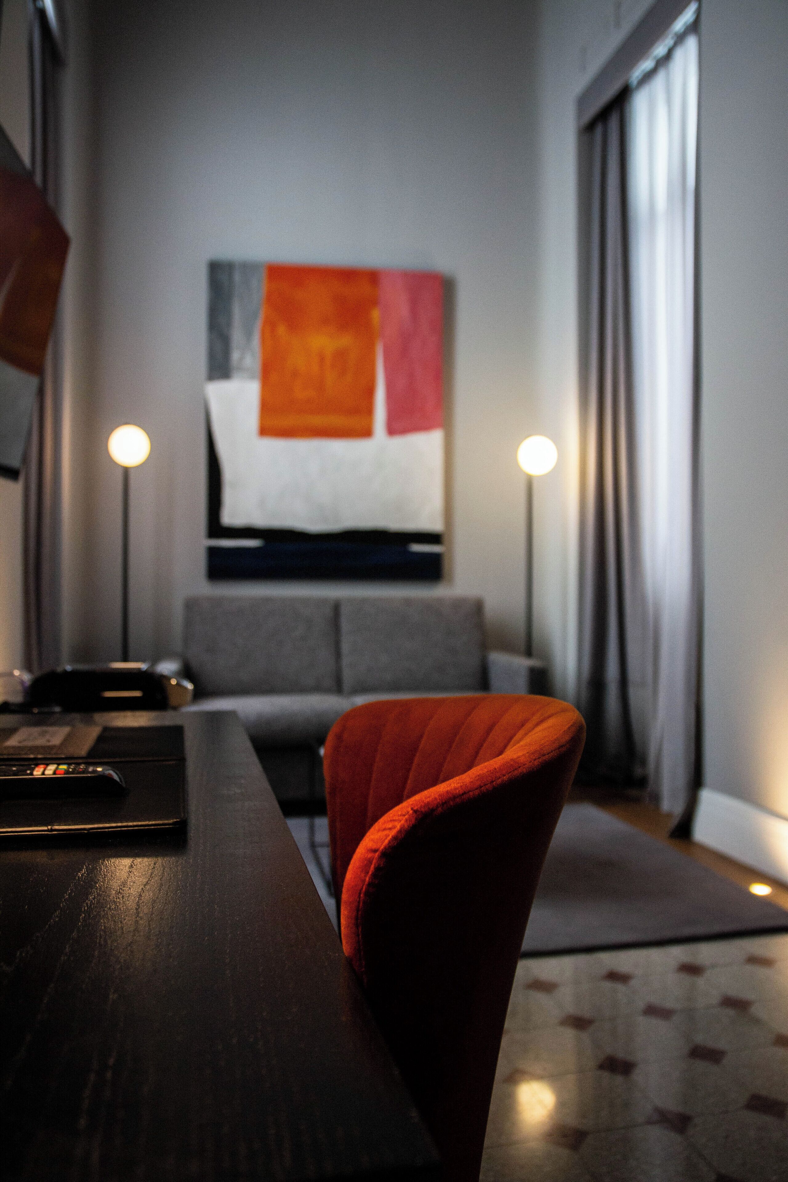 deluxe room | living area | 32-inch smart tv with satellite channels