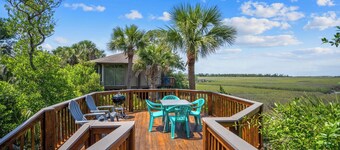 Secluded 2 Bedroom Treehouse w/Spectacular Marsh Views, 873 Fiddlers Ridge