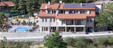 Façade de l’hébergement