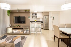 Apartamento luxo | Opções para refeição