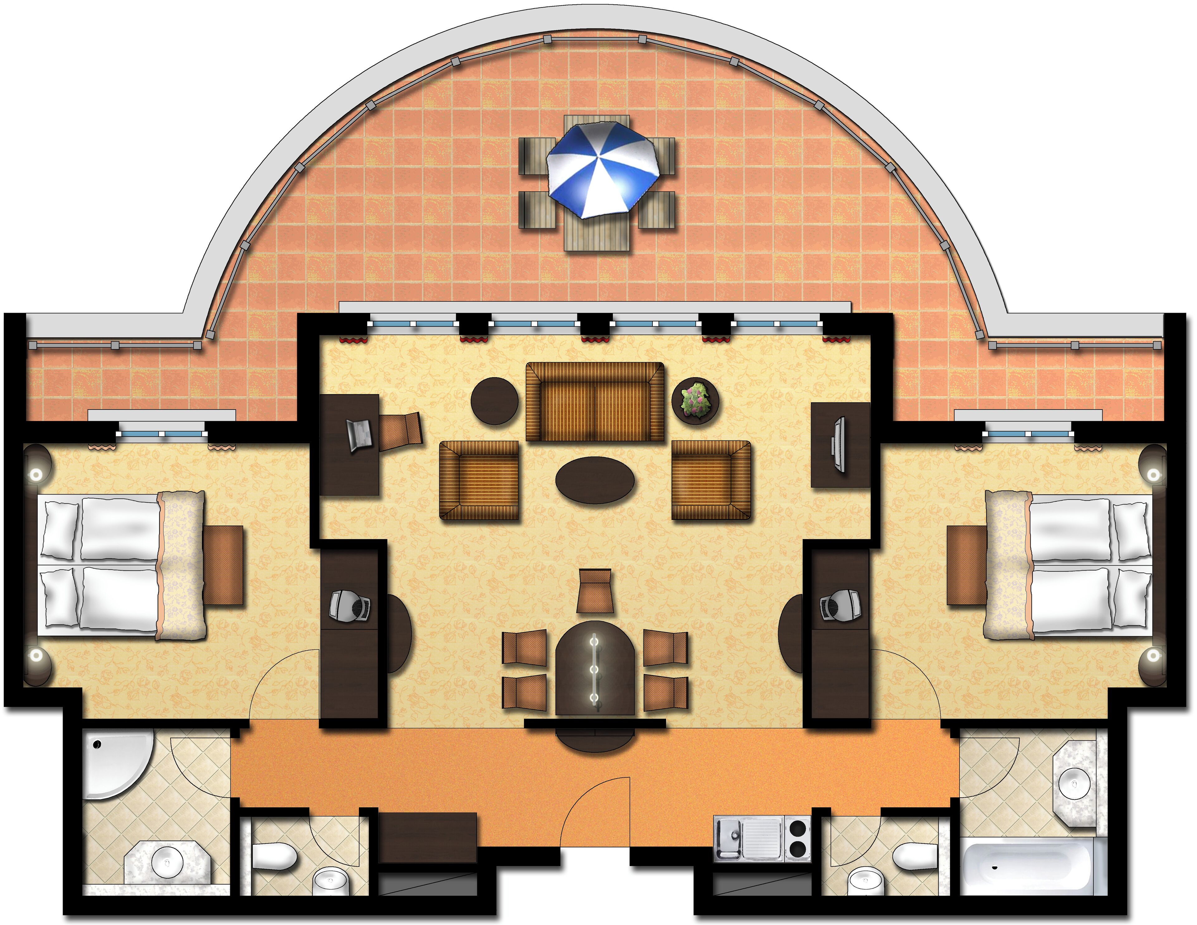 مخطط تصميم الطابق