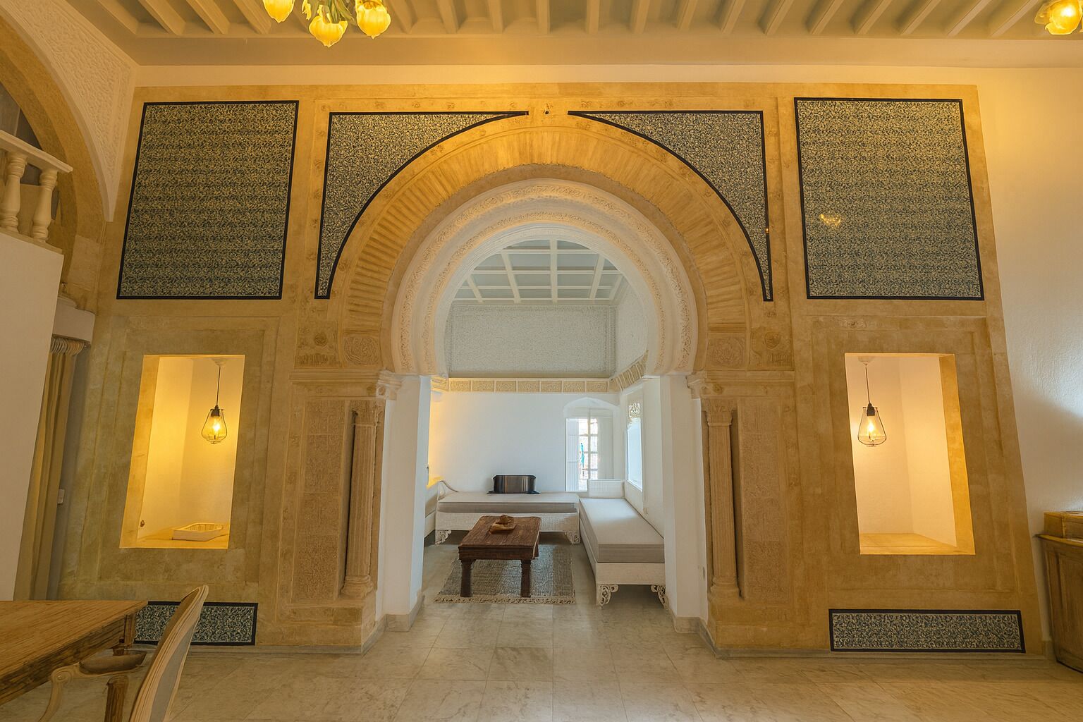 Konungleg svíta (Alyssa) | Stofa | 45-tommu snjallsjónvarp með gervihnattarásum