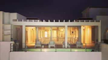 Front of property - evening/night