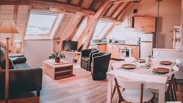 Cottage Confort, salle de bains attenante, vue montagne (4 étoiles) | Intérieur