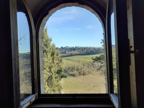 Comfort-Apartment, 2 Schlafzimmer | Blick vom Balkon