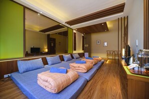 Signature Quadruple Room (Japanese style) | Down comforters, blackout drapes, free WiFi, bed sheets