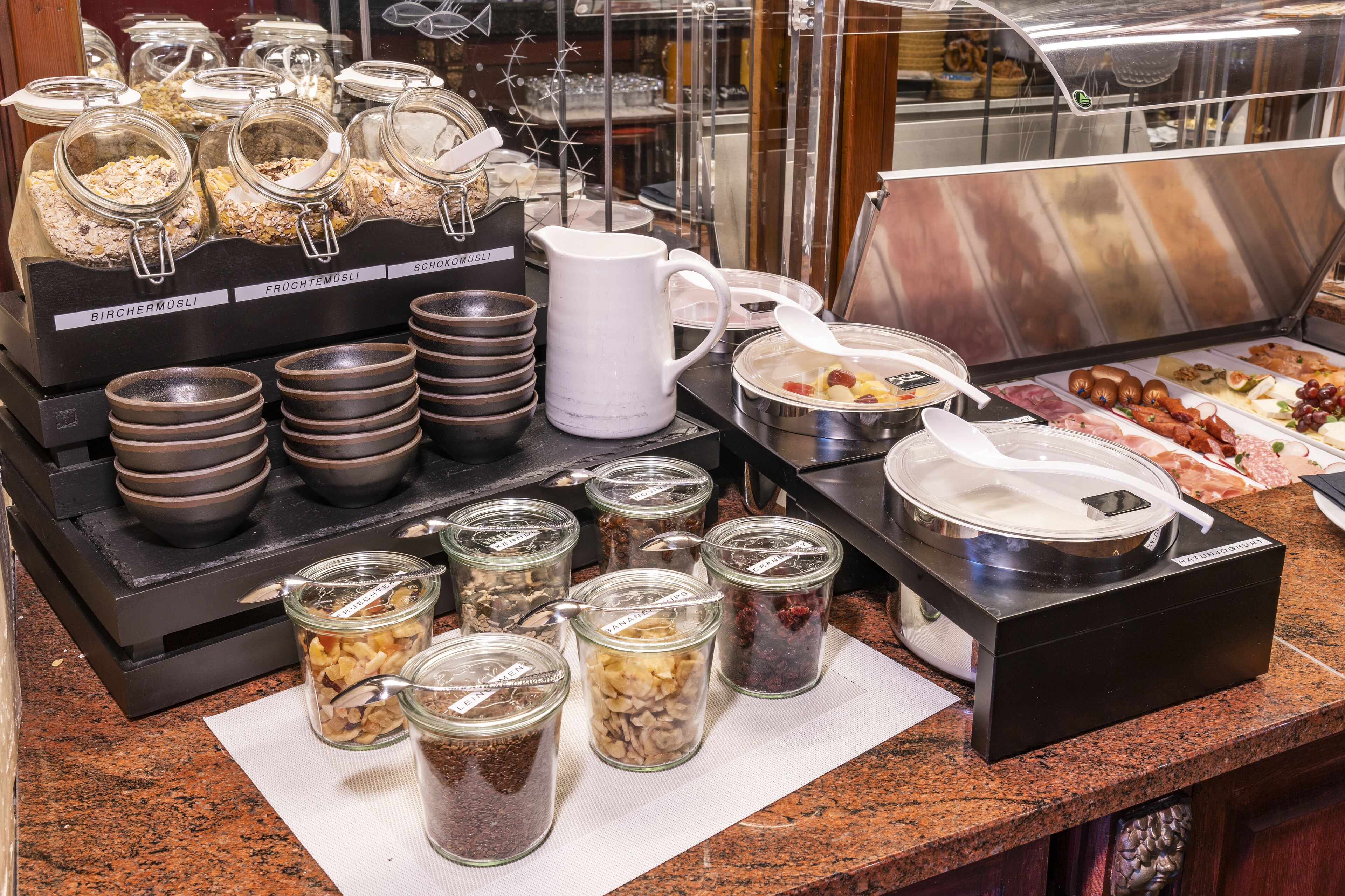 daily buffet breakfast (eur 14 per person)