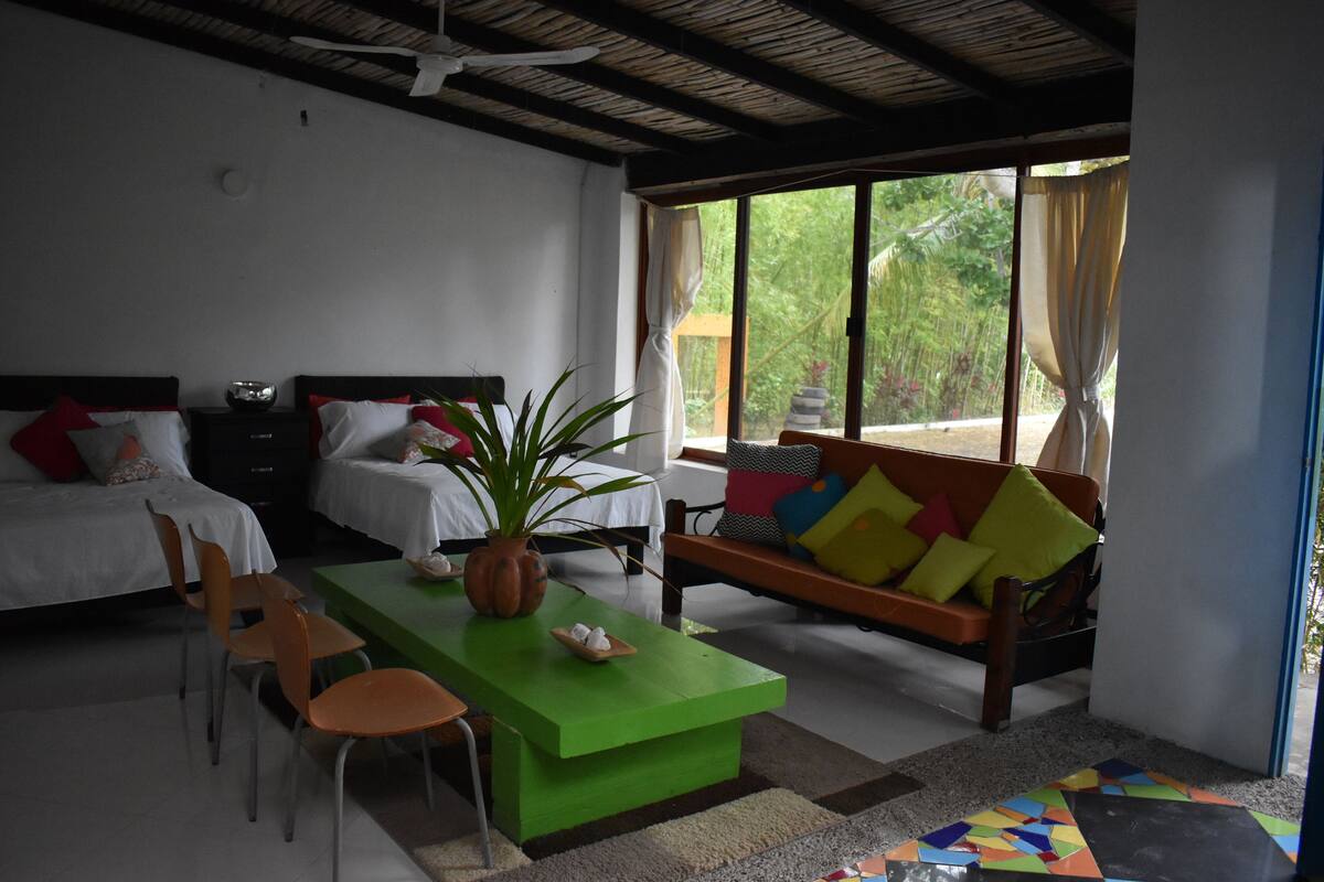 Chalet de diseñador, vista al jardín | Wifi gratis 