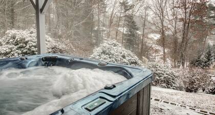 Sleeps 24 | Luxurious Mountain Home near Asheville w/ Pool, Hot Tub, Theater & Arcade Games!