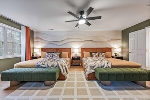 8 Schlafzimmer, Bügeleisen/Bügelbrett, Reisekinderbett, kostenloses WLAN