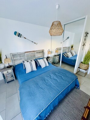 2 chambres, fer et planche à repasser, Wi-Fi gratuit