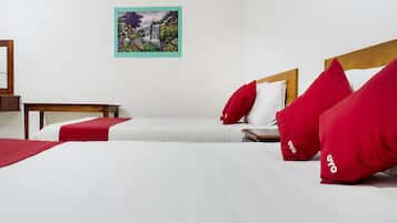 Standard Room, 2 Double Beds | Desk, iron/ironing board, free WiFi, bed sheets