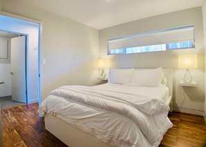 1 bedroom, iron/ironing board, travel crib, free WiFi