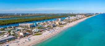 5/3 for 10-Heated Pool-Covered Patio-1M to Beach