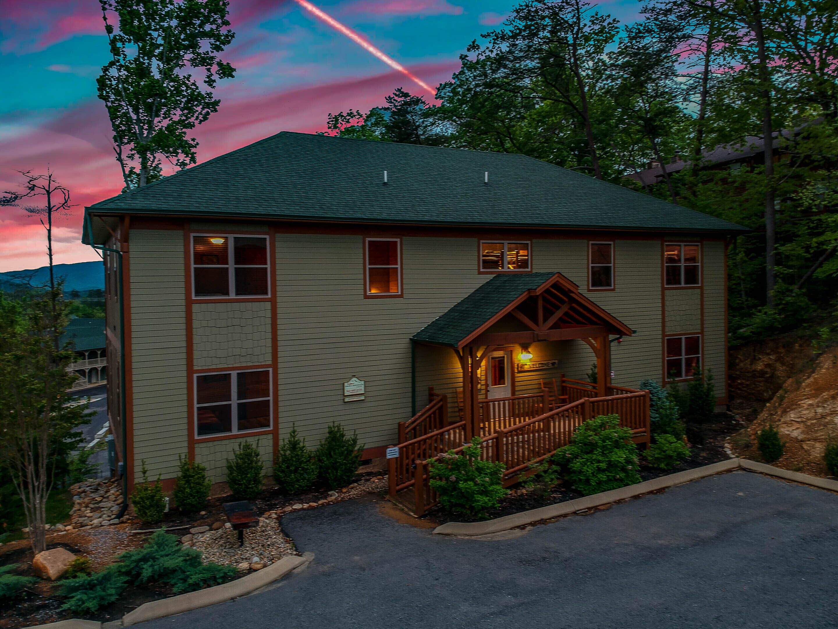 Front of property - evening/night