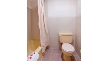 Free toiletries, towels, soap, toilet paper