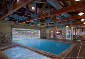 Indoor pool, outdoor pool