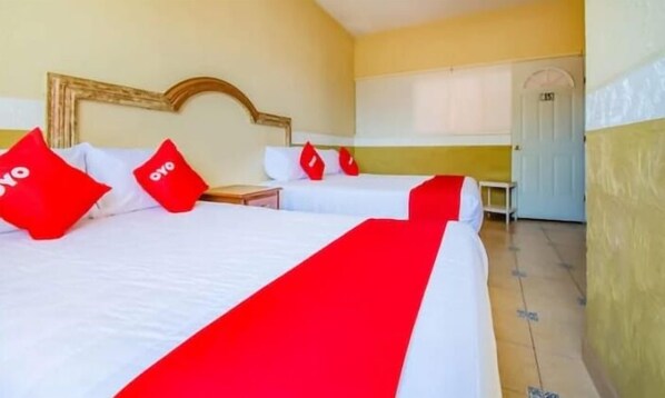 Free WiFi, bed sheets