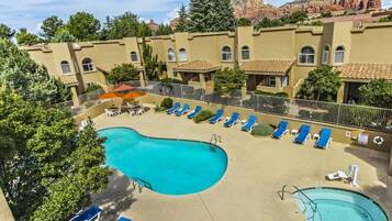 Indoor pool, outdoor pool