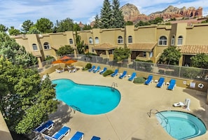 Indoor pool, outdoor pool