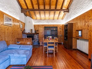 Fernseher, Kamin