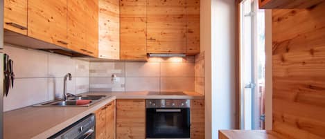 Microwave, oven, dishwasher, high chair