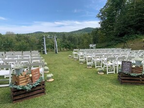 Espace banquet en plein air