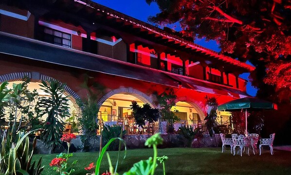 Majoituspaikan julkisivu