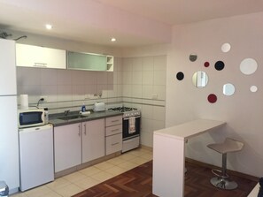 Microwave, oven, coffee/tea maker, electric kettle