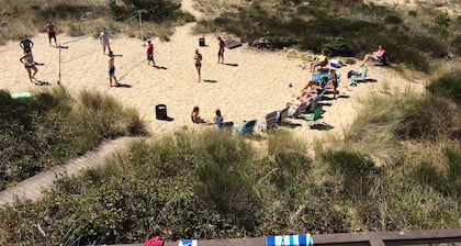 Ocean front beach home! Private beach/volleyball court, hot tub, beautiful views
