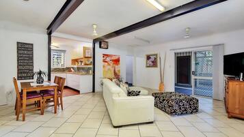 Smart TV, DVD player, table tennis, video library