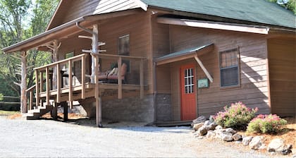 Beautiful River House that sits on the banks of the White River, with docks.