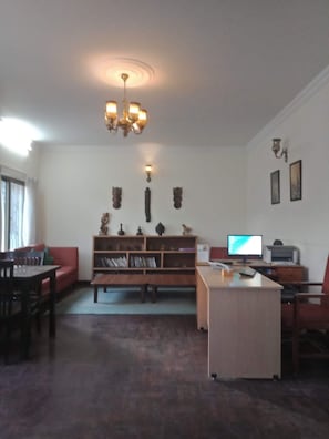 Sala de estar en el lobby