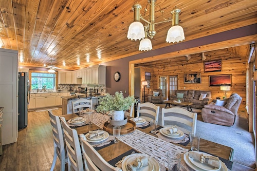 Kayaks & Boat Dock: Lakeside Hot Springs Retreat