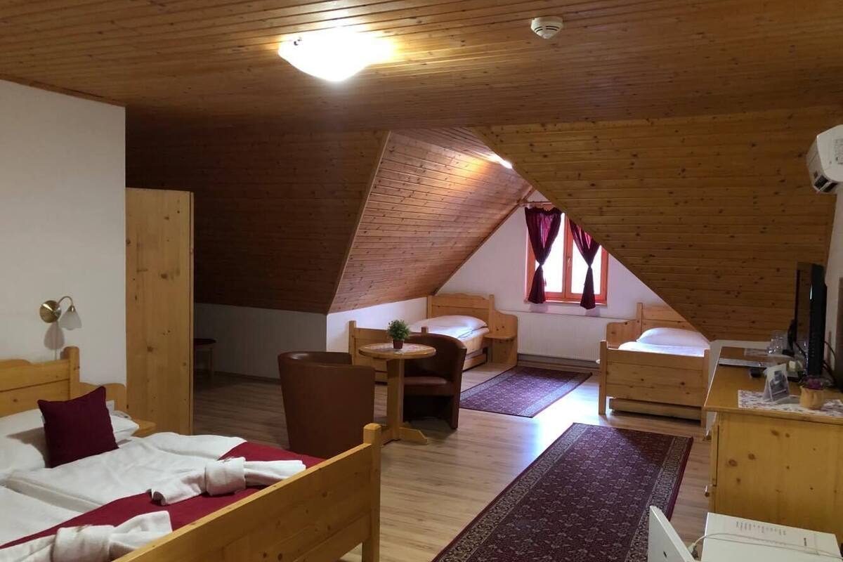 Klassieke vierpersoonskamer | Een minibar