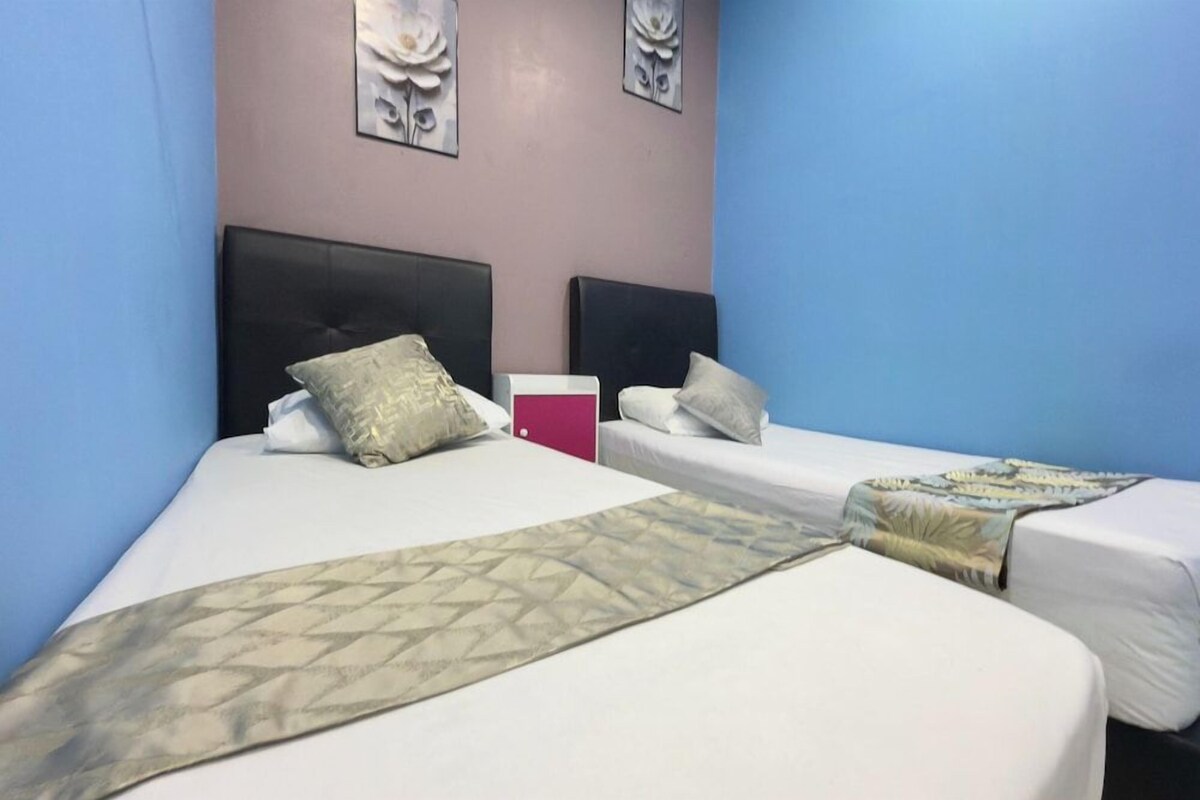 Desk, iron/ironing board (on request), WiFi (free)