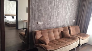 Deluxe Double Room | Living area - Bakuriani Hotel Melisi (Borjomi)