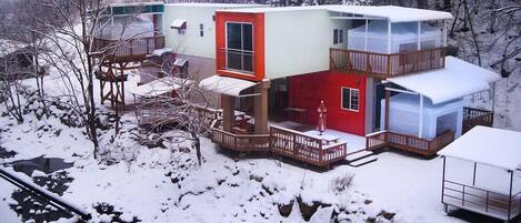 Voorkant van accommodatie