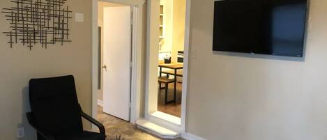 Apartment (2 Bedrooms) | Living area | 40-inch LCD TV with cable channels, TV