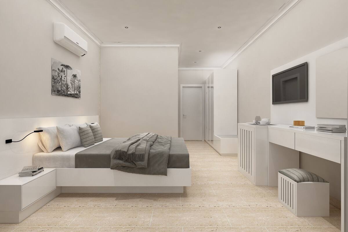 1 habitación, minibar, tabla de planchar con plancha y wifi gratis