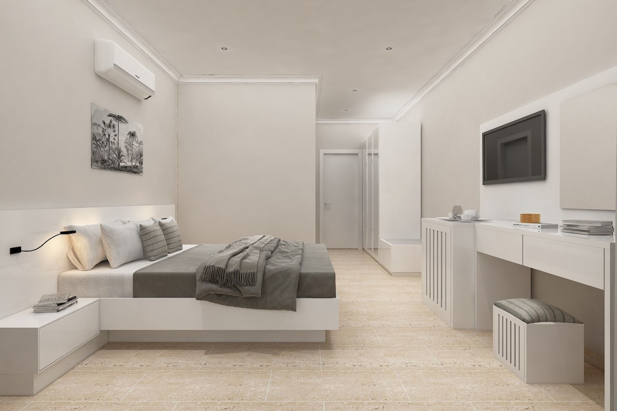 1 habitación, minibar, tabla de planchar con plancha y wifi gratis