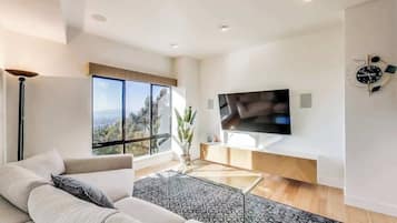 Smart TV, fireplace, DVD player, offices