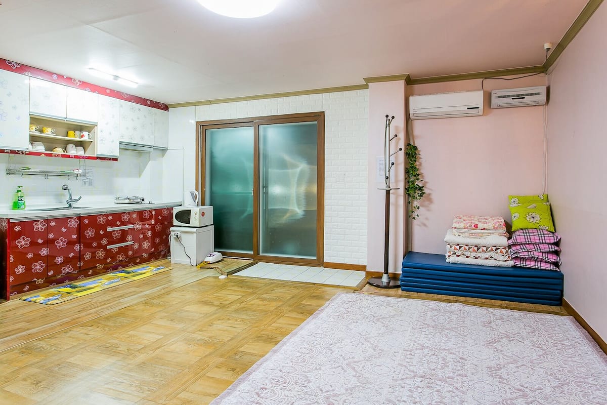 Family Room, 1 Bedroom (Sarang 101) | Living area | Flat-screen TV
