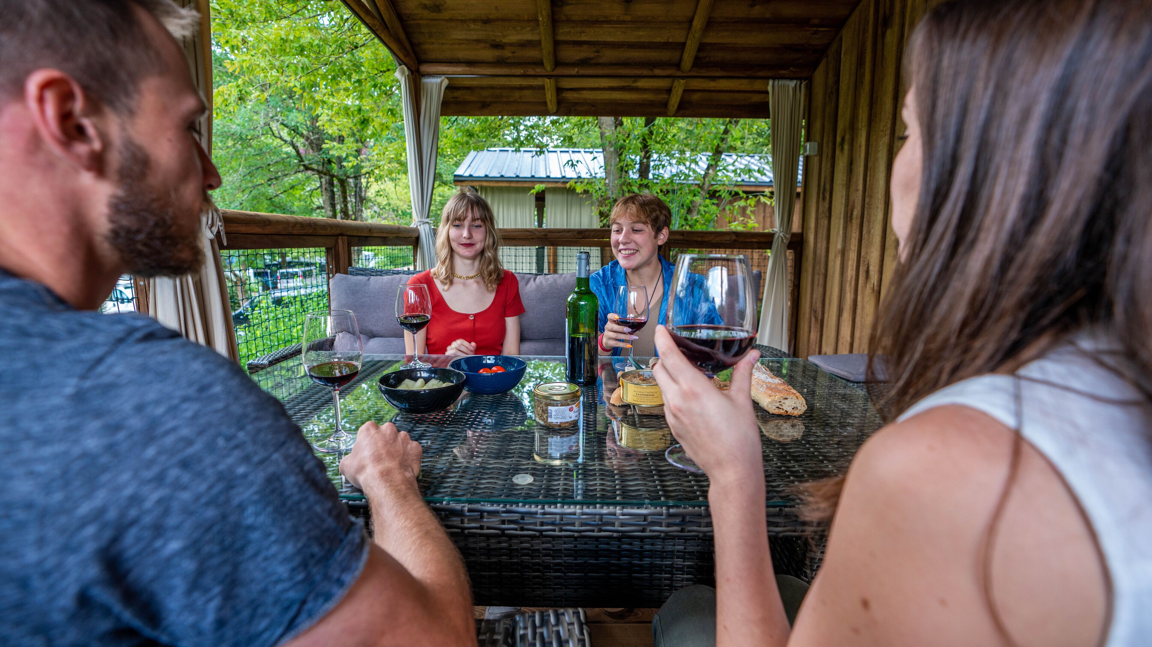 Premium cottage (4/6 people) | Terras