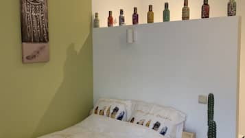Tweepersoonskamer (Arizona) | Een minibar, individueel gedecoreerd, individueel gemeubileerd