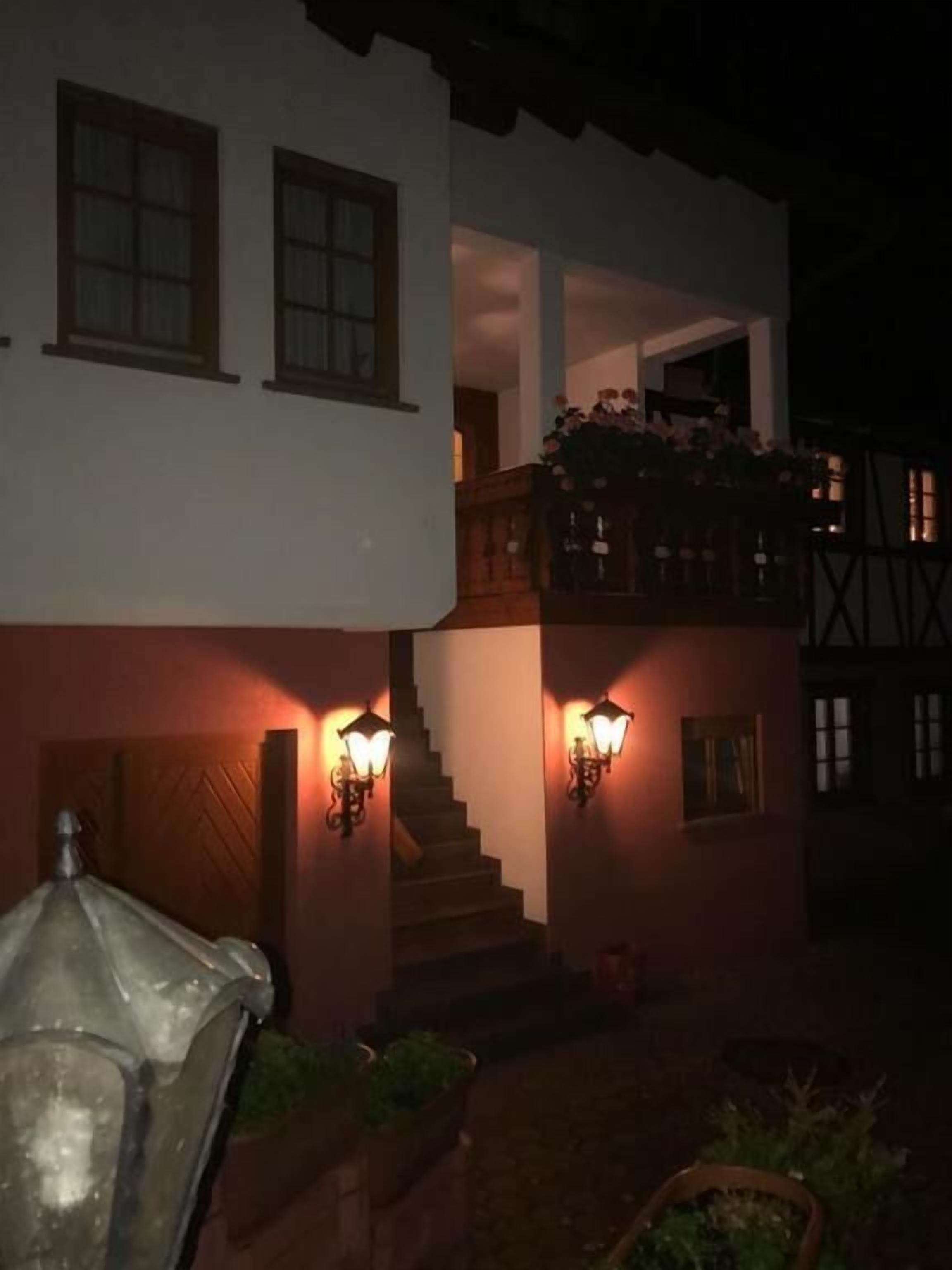 front of property – evening/night