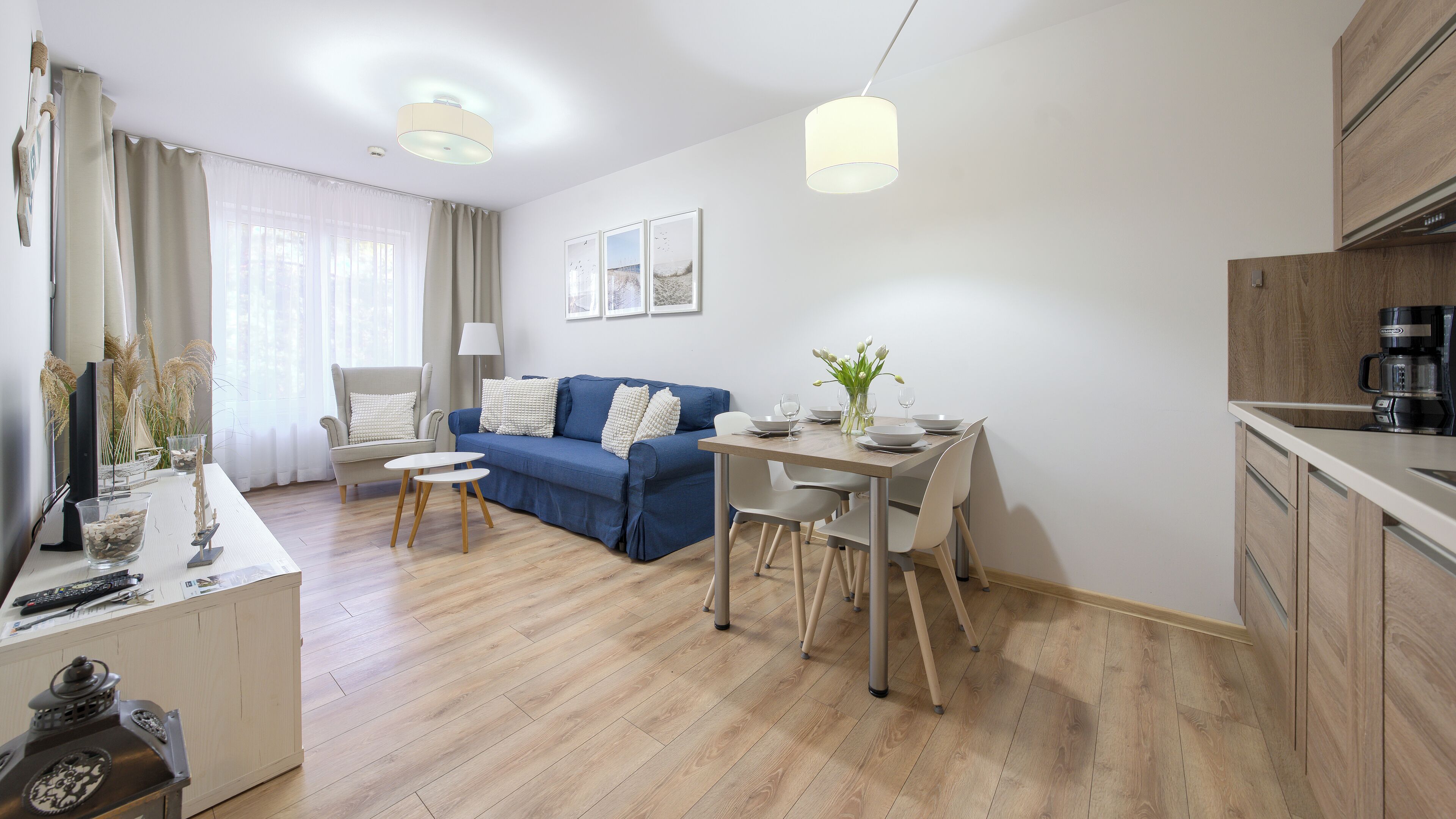 Căn hộ (D 101) | Khu phòng khách | TV màn hình phẳng 