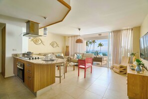Interior - Beachfront View| Full Kitchen| Gym| Fast Wifi (Juan Dolio)